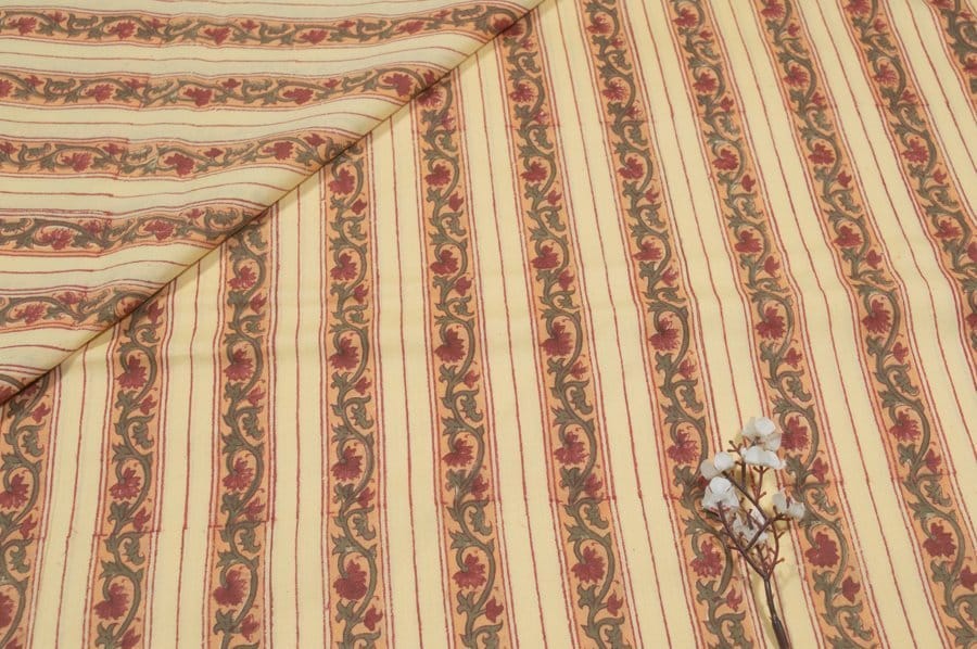 Pure Soft Cotton HandBlock Printed Fabric AvagataSara