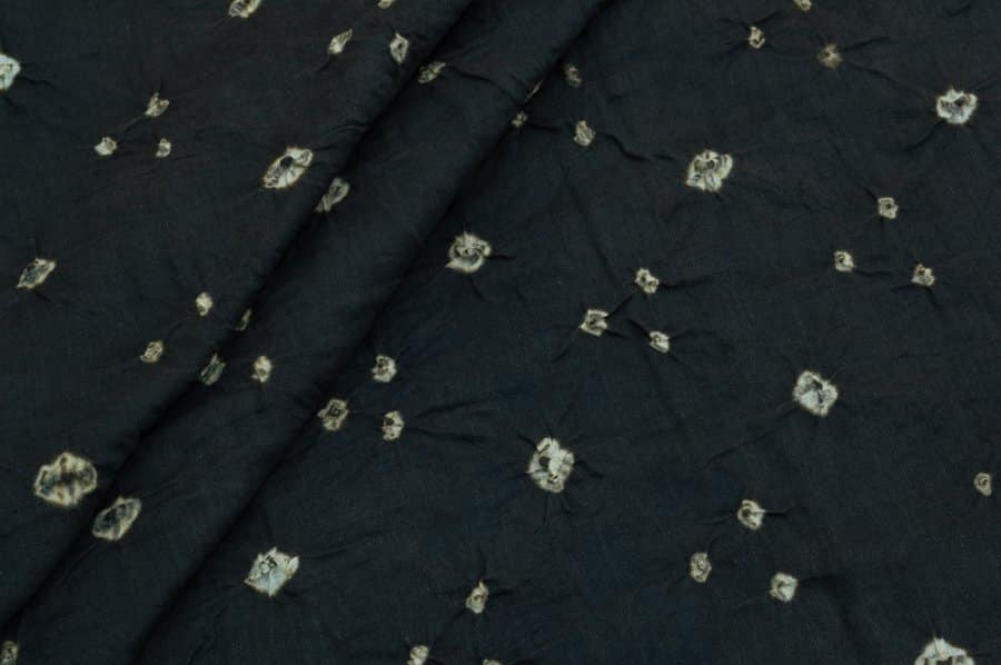 Blue - Kutch Tie-Dye Pure Mul Cotton Bandhani Fabric 06 main image 0