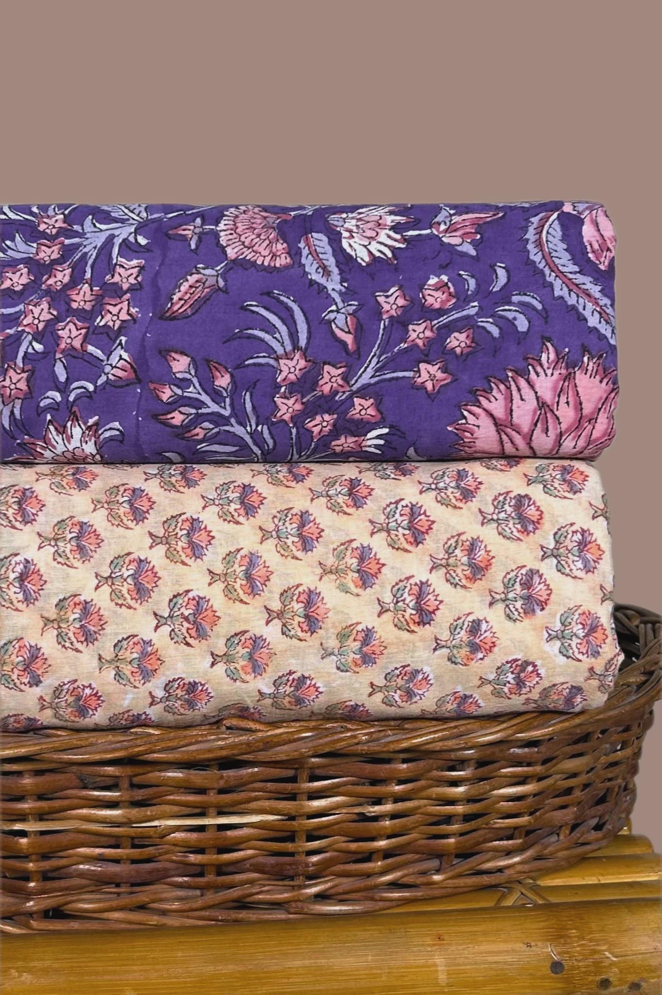 2pc Pure Soft Cotton Top Bottom Fabric Set AvagataSara